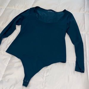 Abercrombie Sweatheart Neckline Emerald Bodysuit